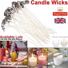 Pre waxed candle wicks with - waxed,