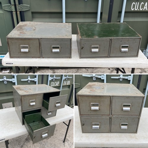 Vintage pair metal - pair, of