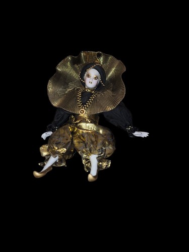 Vintage porcelain harlequin - porcelain,