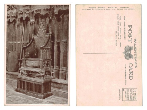 Vintage postcard coronation - vintage,