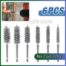 6 X Stainless Steel Wire Brush
