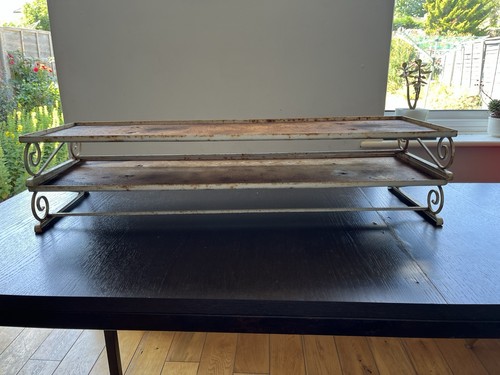 Vintage wrought iron metal - 2x,