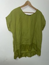 Peruzzi Green Linen Uk 14 EU