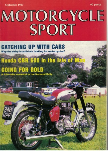 Motorcycle sport magazine - magazine, 1987