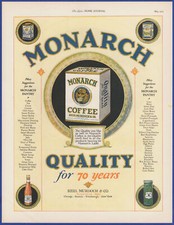 Vintage 1925 MONARCH Quality