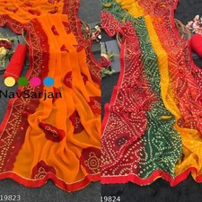 Women's printed bandhni daily