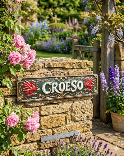 Croeso welsh welcome - croeso,