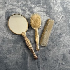 Vtg Vanity Set Hand Mirror