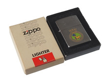 Boxed 1981 HMS Antrim Falklands War Zippo Cigarette Lighter R308