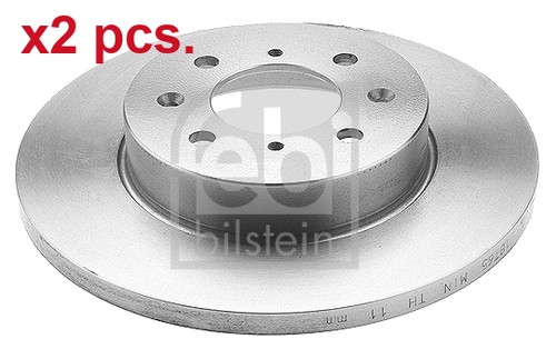 Pcs front brake disc rotos - x2,