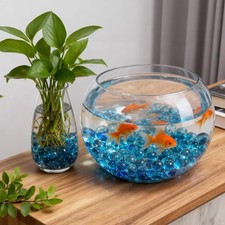 400PCS Decorative Glass Pebbles Glass Beads for Craft, Home Décor, Vase Filler