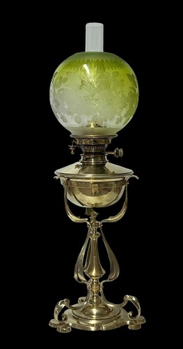 Antique oil lamp - oil,