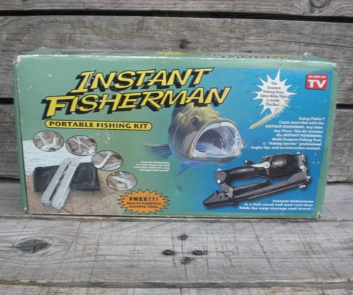 Instant fisherman flying - instant, by
