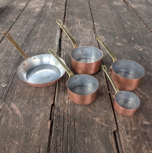 Vintage copper and brass - vintage, small