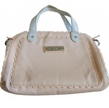 Floozie - Light Pink Handbag with Blue handle