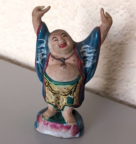 Hand painted ceramic - ceramic, laughing
