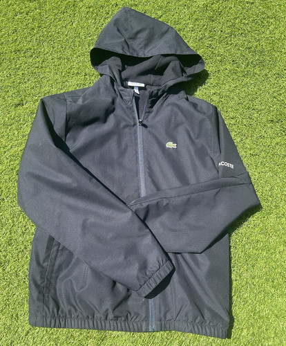 Lacoste sport black hooded - sport,