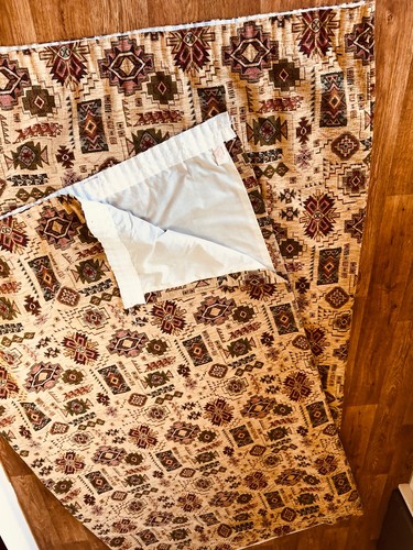 Huge heavy chenille curtains - huge,