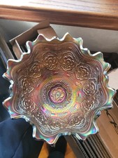 Amethyst Fenton Carnival Glass