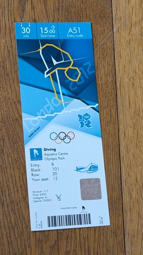 Ticket 2012 london - ticket,