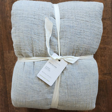 NEW POTTERY BARN CLOUD DUVET COVER KING/CAL KING ~ CHAMBRAY