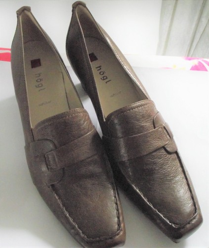Hogl brown tan heeled - -, brown/tan