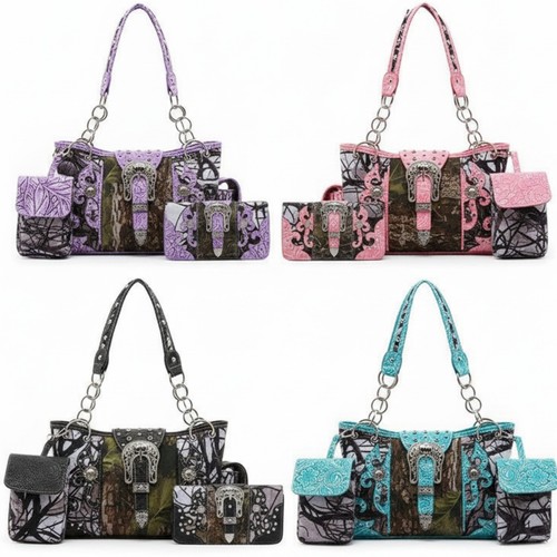 Western camouflage carry purse - camouflage,