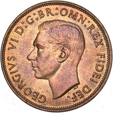 1950 Penny - George VI British