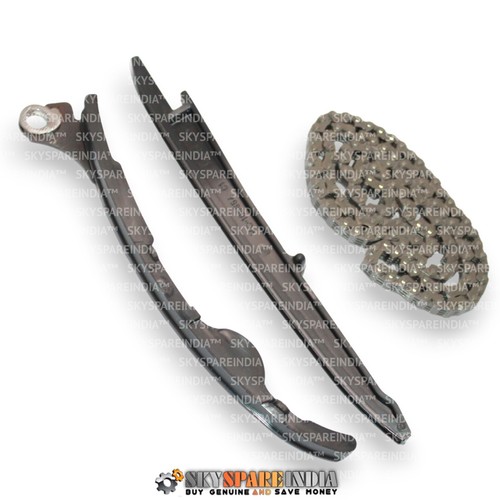 Timing chain with - chain, guide