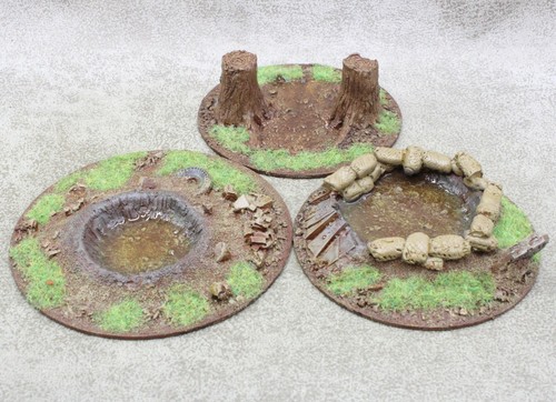 28mm ww1 ww2 scenery craters - ww2,