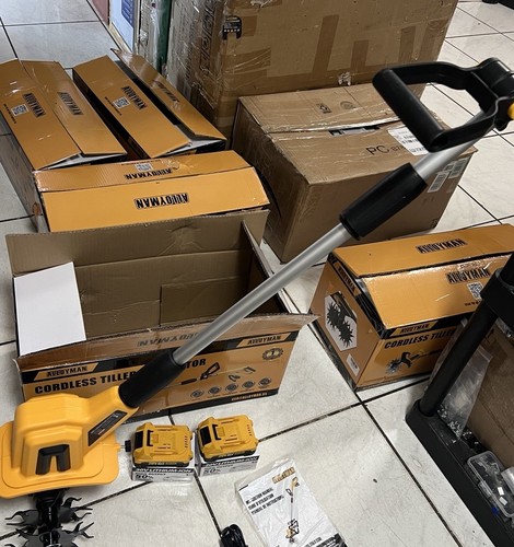 Alloyman 20v cordless tiller - cordless,