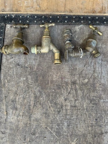 Vintage brass taps - vintage,