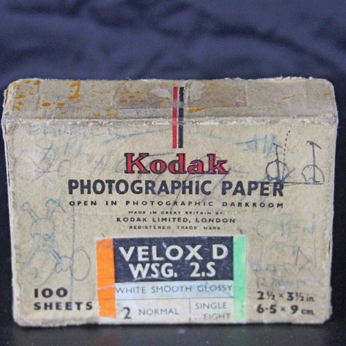 Kodak photographic paper box - photographic,