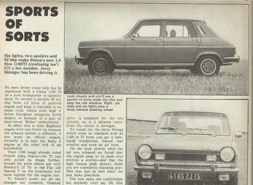 Simca 1100 original - simca, 1973