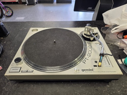 Gemini pt2000 iii turntable - gemini, mk
