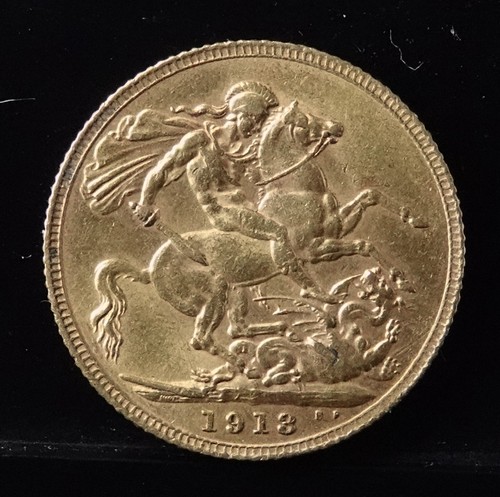 1913 gold full sovereign king - 1913,