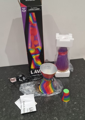 Lava lamp flowing colour - lava, 14.5"