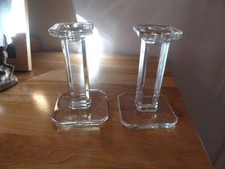 Jasper Conran  Pair of  Waterford Crystal Candle sticks