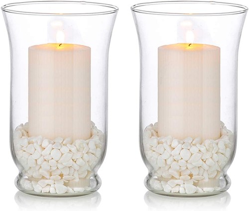 Glass pillar candle holders - pillar,