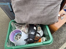 Car Boot bundle - various household items and suitcases