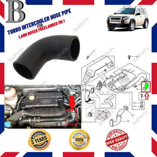 Intercooler turbo hose - intercooler,