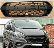 For Ford Transit Custom Grill 2018-2023 Raptor Style Honeycomb Mesh Grille Black
