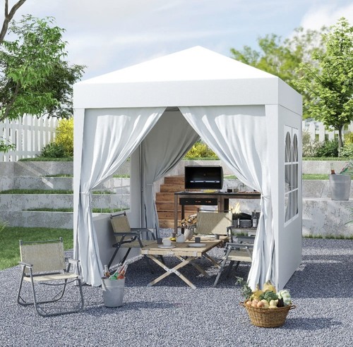 Outsunny 2x2m pop gazebo - up,