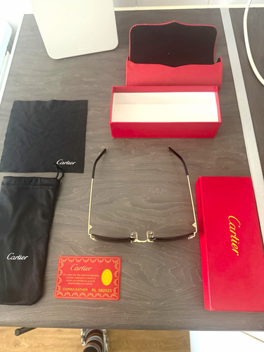 Cartier rimless rectangular - cartier,