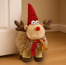 Christmas Reindeer Door Stop