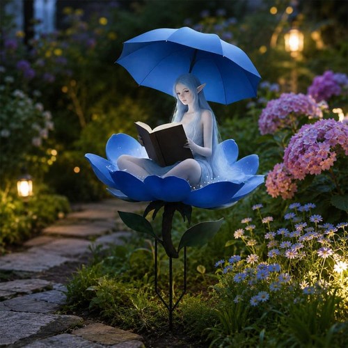 Outdoor blue fairy - outdoor,