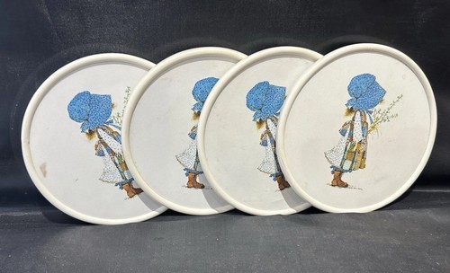 Holly hobbie vintage coasters - holly,