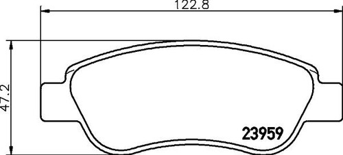 Mintex mdb2743 front brake - front,