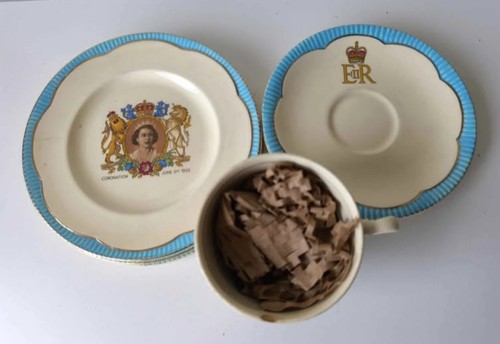 Cup saucer plate clarice - saucer,