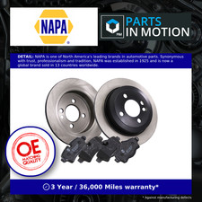 2x Solid Brake Discs and Pads